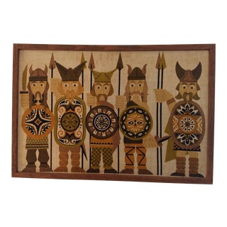 Viking Ulster Ancient Britons Fabric Print Textile Art For Sale