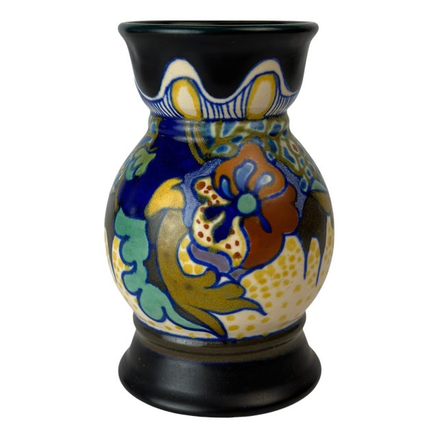 Dutch Gouda Vase in Stoneware, Holland, 1922 For Sale