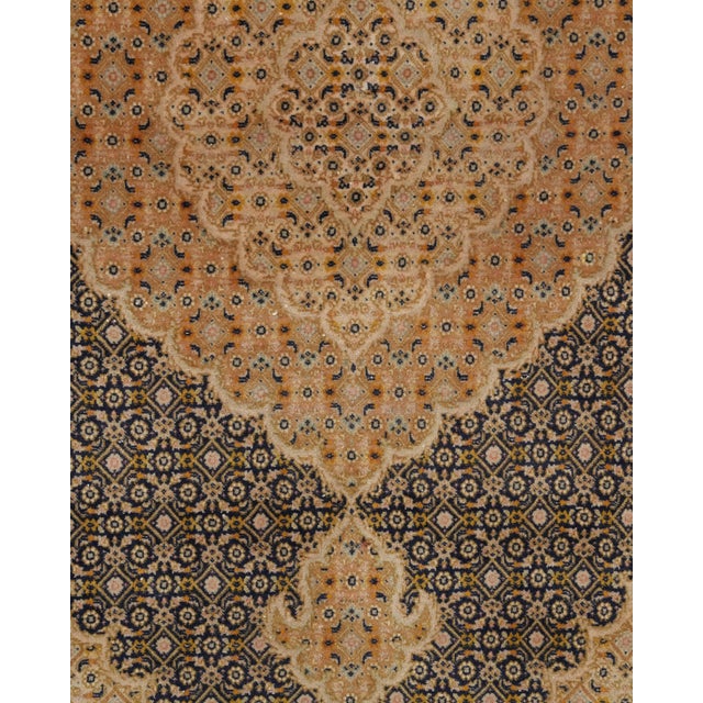 1970s 1970s Vintage Turkish Oushak Handmade Wool Cotton Brown Area Rug For Sale - Image 5 of 11