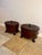 Unusual rare pair of antique George III quality mahogany wine coolers, having unusual oval shaped reeded tops with a...