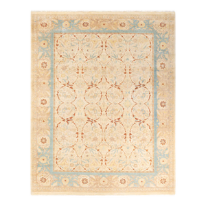 Mogul, One-of-a-Kind Hand-Knotted Area Rug - Ivory, 8' 3" x 10' 6"