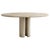 Stone Roman Dining Table III in Bianco Alabastrino Travertine by Paloma Editions For Sale - Image 7 of 7