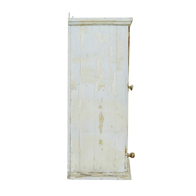 Rustic Scandinavian Pine Wall Cupboard, 1890s For Sale - Image 3 of 9