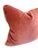 Contemporary Designer Rose Velvet Pillows - A Pair For Sale - Image 3 of 5