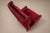 Mid-Century Modern Giuseppe Scapinelli Armchair in Hardwood & Ruby Cotton Velvet, Brazil, 1956 For Sale - Image 3 of 18