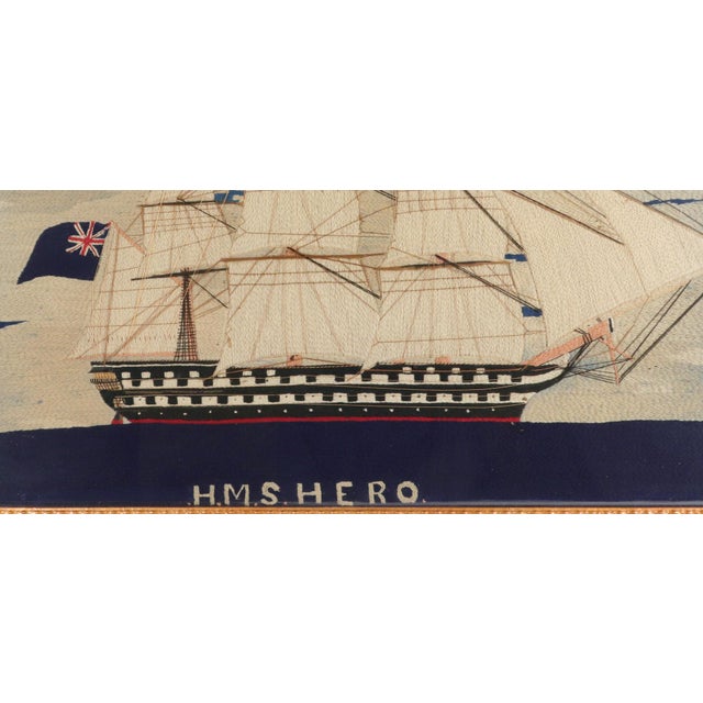 The Royal Transport: Sailor's Woolwork of HMS Hero Circa 1860 A fine and historically significant Victorian sailor's...