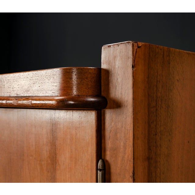 Art Deco Desk in Walnut by Bruno Paul for Veb Deutsche Werkstätten Hellerau, 1930s For Sale - Image 16 of 18