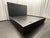 Restoration Hardware Rh Bezier Panel Bed — King Black Oak | Bronze Accents | 56" Headboard For Sale - Image 4 of 18