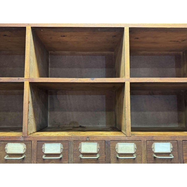 Large Seed Merchants Cabinet, 1950s For Sale - Image 15 of 18