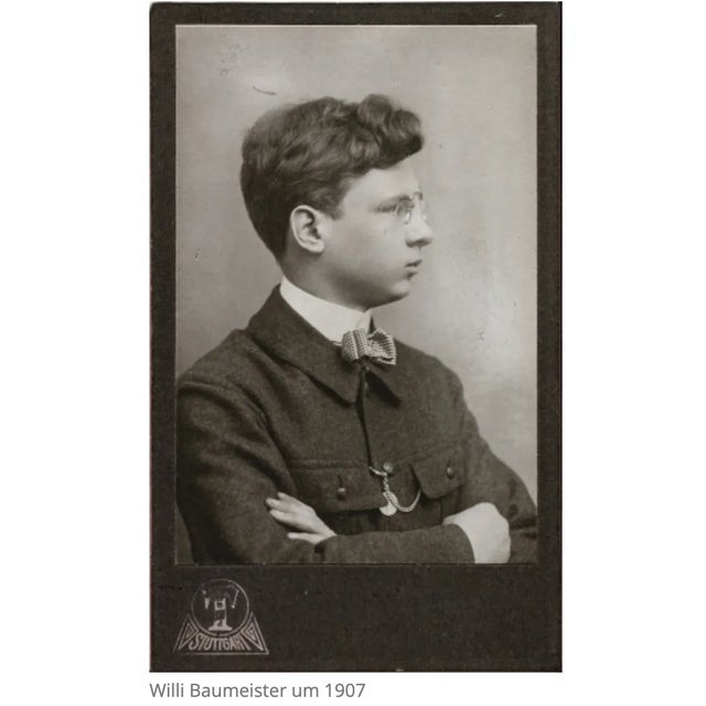 Willi Baumeister - Lithograph “Segmente Mit Figuren”, 1936 Signed For Sale In Milwaukee - Image 6 of 6