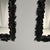 Serge Roche Style, Modern, Rectangular Leaf Wall Mirrors, Black Lacquer For Sale - Image 10 of 10