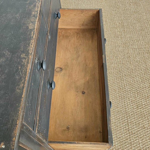 Antique Ebonized Pine Chest of Drawers - Circa 1830 For Sale - Image 16 of 18