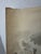 1940s Original Signed Graphite Illustration of Young Girl in Wide-Brimmed Hat, 13.75 × 11 In. For Sale - Image 4 of 8