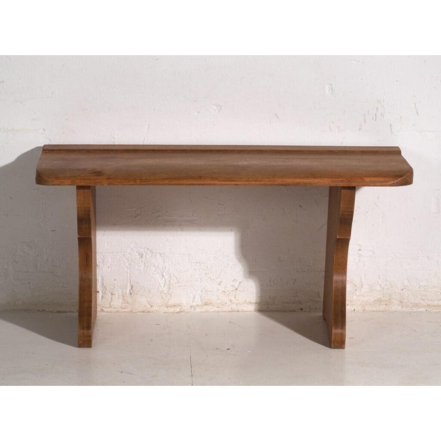 Mid 20th Century Bench in Oak, Central Europe, 1940 For Sale - Image 5 of 9