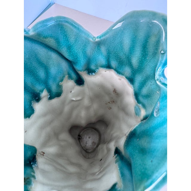 Bok Choy Cabbage Leaf Vase For Sale - Image 10 of 11