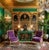 This bespoke Turtle and Crane curation is a monumental, nine-foot-tall trompe l'oeil folding screen that instantly...