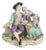 Victorian Porcelain Continental Group Figurine, 1890 For Sale