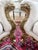 An absolutely regal set, a pair of antique Rococo Baroque throne. This is the kind of furniture that stops people in their...