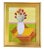 Late 20th Century Juan "Pepe" Maldonado Guzman (1948-2022) Bouquet Red Poppies in Vase Oil Painting Including the Antiqued Gold Wood Frame For Sale - Image 5 of 8
