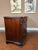 Antique Georgian Revival Chest of Drawers Flame Mahogany Serpentine Carved C1940 For Sale - Image 10 of 18