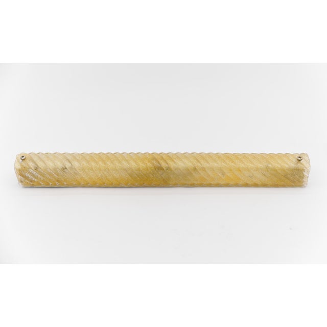 Murano Glass with Gold Flakes Wall Lamp from Hillebrand Lighting, 1960s For Sale - Image 4 of 13