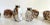 Vintage Tiger Cowrie Shell Salt/Pepper and Napkin Rings Set - Set of 8 For Sale - Image 4 of 11