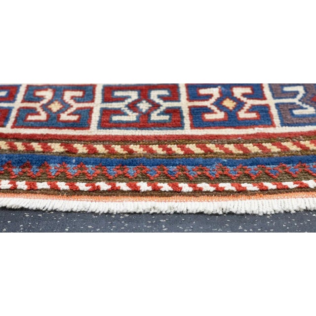 Textile Antique Kazak Rug 3'10'' x 7'7'' For Sale - Image 7 of 12