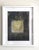 Abstract Quiet Glow.I White Framed Gold Leaf /Black Painting For Sale - Image 3 of 3