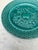 French Country 19th Century French Green Fruits & Rose Majolica Plate For Sale - Image 3 of 6