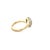 Late 20th Century Diamond 18k Heart Ring Yellow Gold Pave Set Puffed Heart For Sale - Image 5 of 6