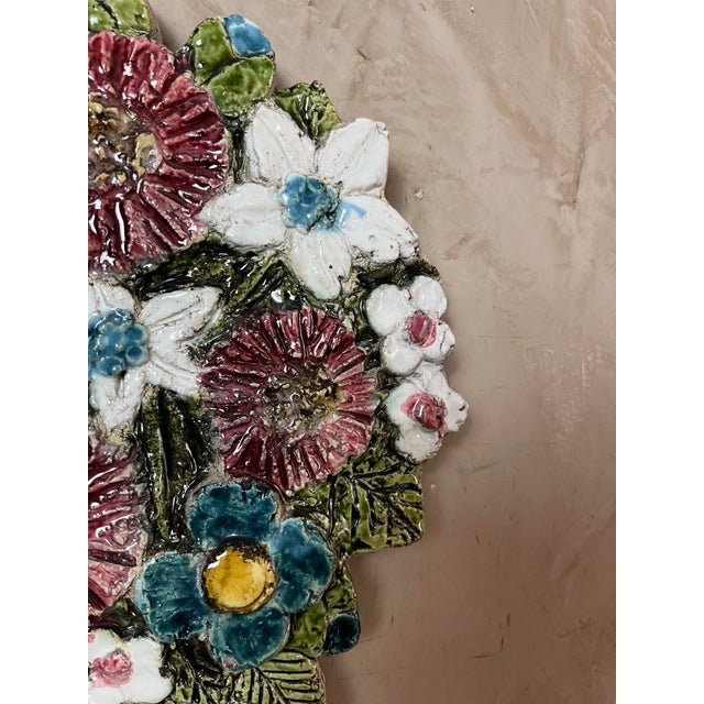 Ceramic Wall Decoration, 1970s For Sale - Image 3 of 14