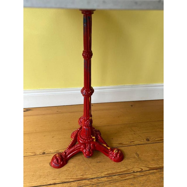 Antique Victorian cast iron, hand painted bistro, patio, conservatory, kitchen table.