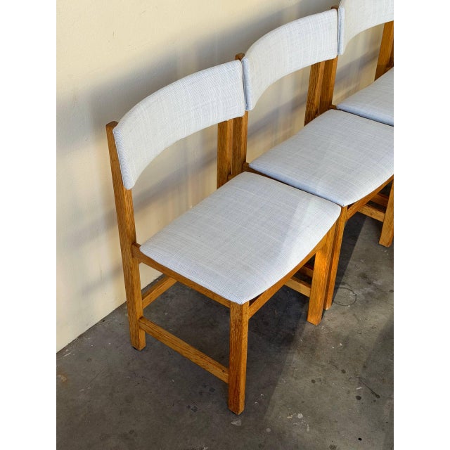 Set of 4 Farstrup Danish Oak Dining Chairs – Vintage 1960s Scandinavian Modern Chairs For Sale In Los Angeles - Image 6 of 10