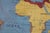 Antique Colonial Powers 1783 Historic World Wall Map a J Nystrom Pull Down 50" For Sale - Image 17 of 17