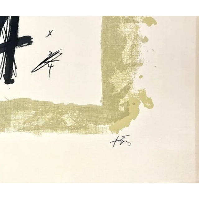 Antoni Tapies, Spanish (1923 - 2012) - The Letter "A" Year: 1976 Medium: Lithograph, signed in the plate Printer: Arte A....