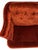 1970s Burnt Orange Crushed Velvet Curved Loveseat For Sale In Las Vegas - Image 6 of 10