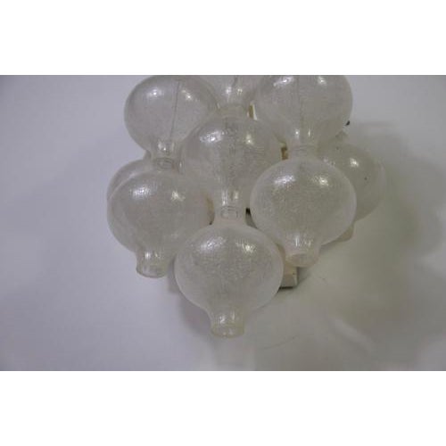 Ice Glass Tulipan Wall Lamps by J. T. Kalmar for Kalmar, Austria, 1960s, Set of 2 For Sale - Image 9 of 18