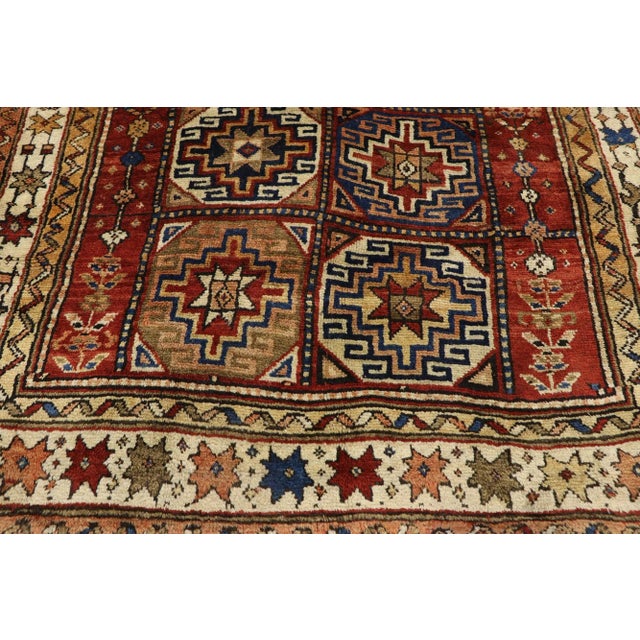 Antique Karabagh Azerbaijan Gallery Rug - 05'03 X 11'00 For Sale - Image 4 of 9