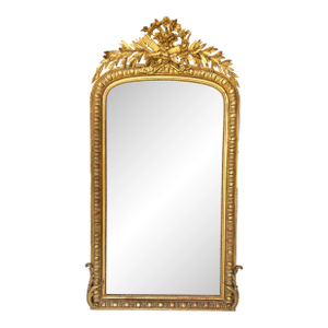 19th Century French Louis Philippe Giltwood Wall Mirror