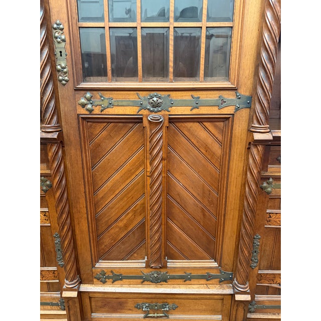 Wood Antique Bastet French Oak Buffet For Sale - Image 7 of 7