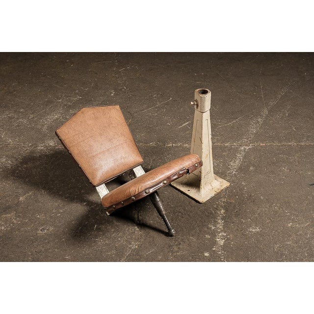 Antique Soda Fountain/Lunch Counter Stool For Sale In Chicago - Image 6 of 7