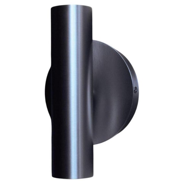 Mythos 2 Lights Led Wall Light in Satin Nickel by Aggiolight For Sale - Image 6 of 6