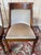 Traditional Empire-Style Gondola Chairs in Mahogany and Velvet, 1920s, Set of 4 For Sale - Image 3 of 7
