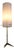 Brass and White Acrylic Glass Tripod Table Lamp, Italy, 1960s For Sale