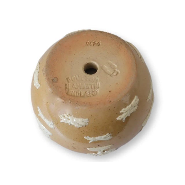 English Doulton Lambeth Smoking & Ale Set, 2 Pc For Sale - Image 3 of 5