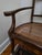 Brown 1940s Italian Biedermeier Style Caned Bench With Custom Cushion For Sale - Image 8 of 14