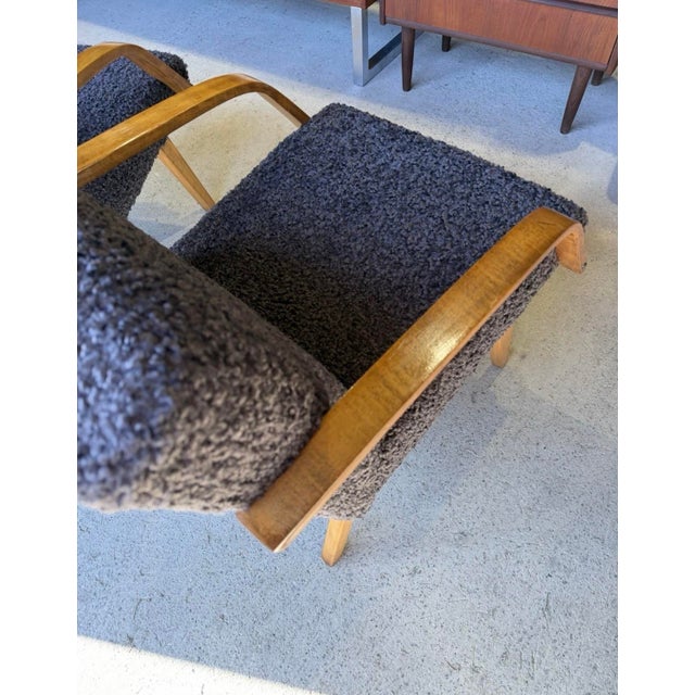 Set of Mid-Century Brussels Expo 58 Armchairs by Jiří Jiroutek for Jitona, 1960s For Sale - Image 13 of 15