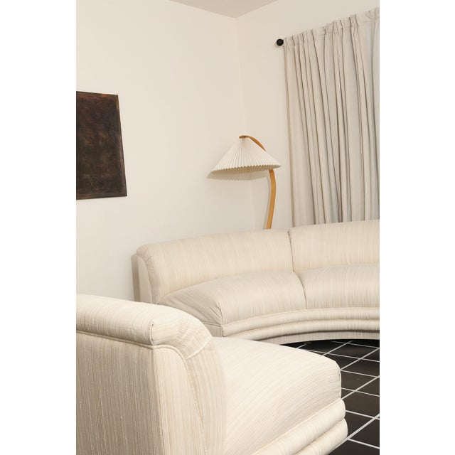 Vintage Three-Piece Curved Modular Sectional Sofa For Sale - Image 12 of 14