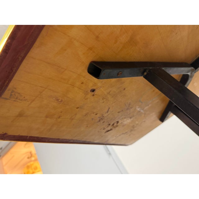 Italian Modernist Wood-Grain Dining Table, Circa 1930's For Sale - Image 4 of 12
