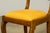 Set of 10 Mid-19th C. French Louis Philippe Walnut Dining Chairs in Yellow Linen For Sale - Image 15 of 18